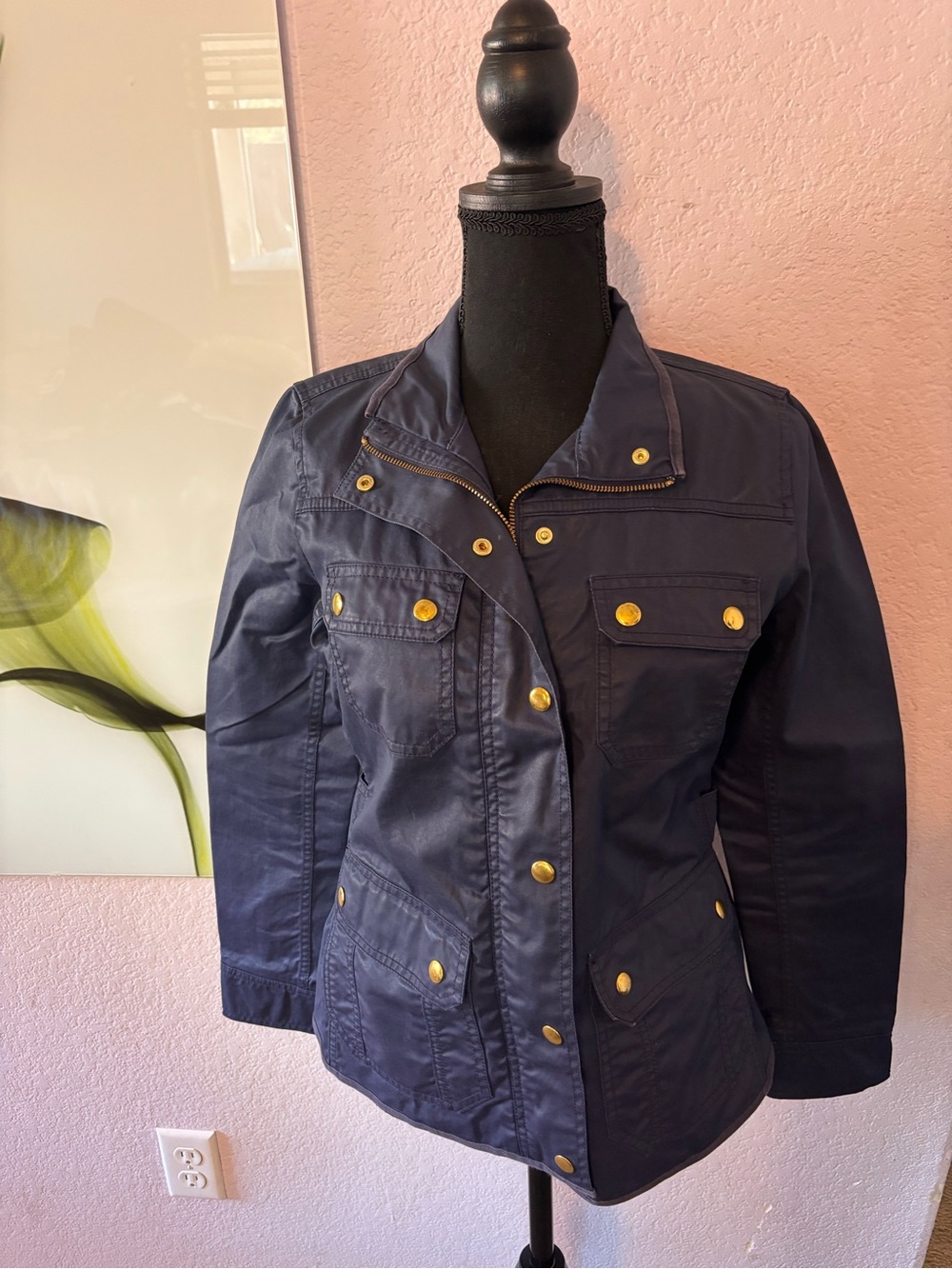J. crew blue jacket size XS